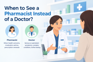 When to see a pharmacist instead of a doctor